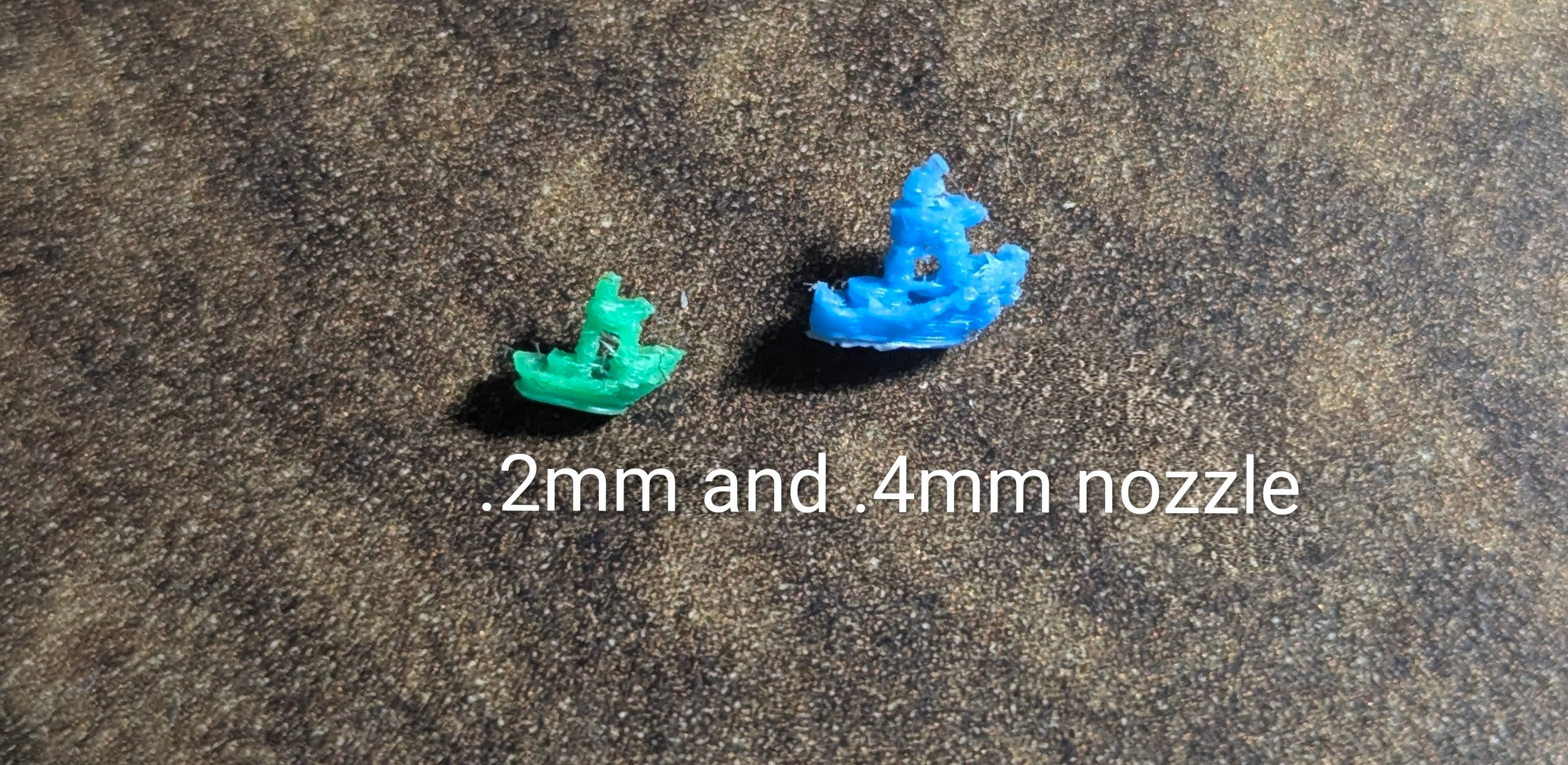The Worlds Smallest Benchy .2mm & .4mm nozzle