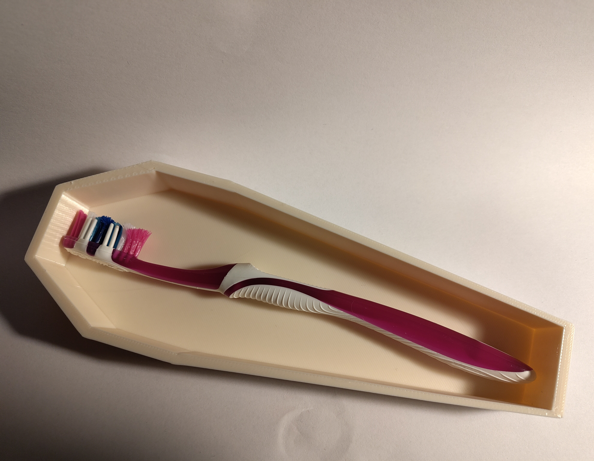 Toothbrush coffin