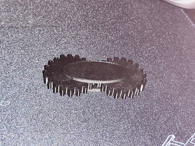 Smooth Spinning Gear Fidget