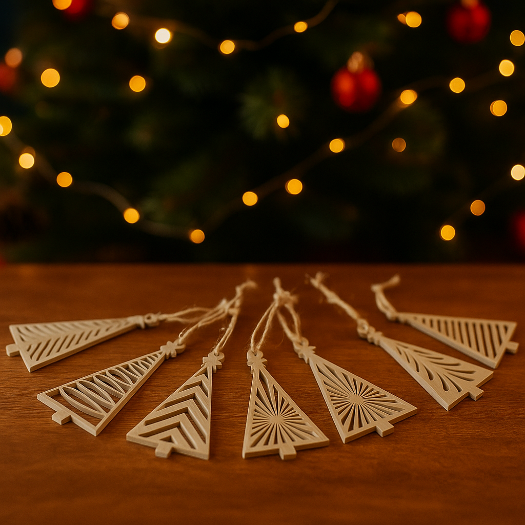 Modern Christmas Tree Ornaments Set