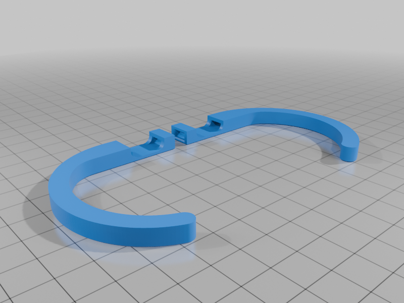 Large ear hooks for glasses