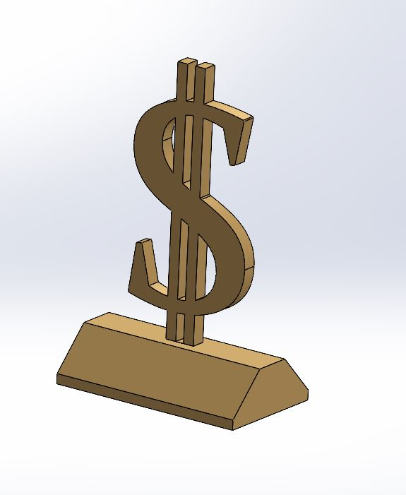 Dollar Sign with base