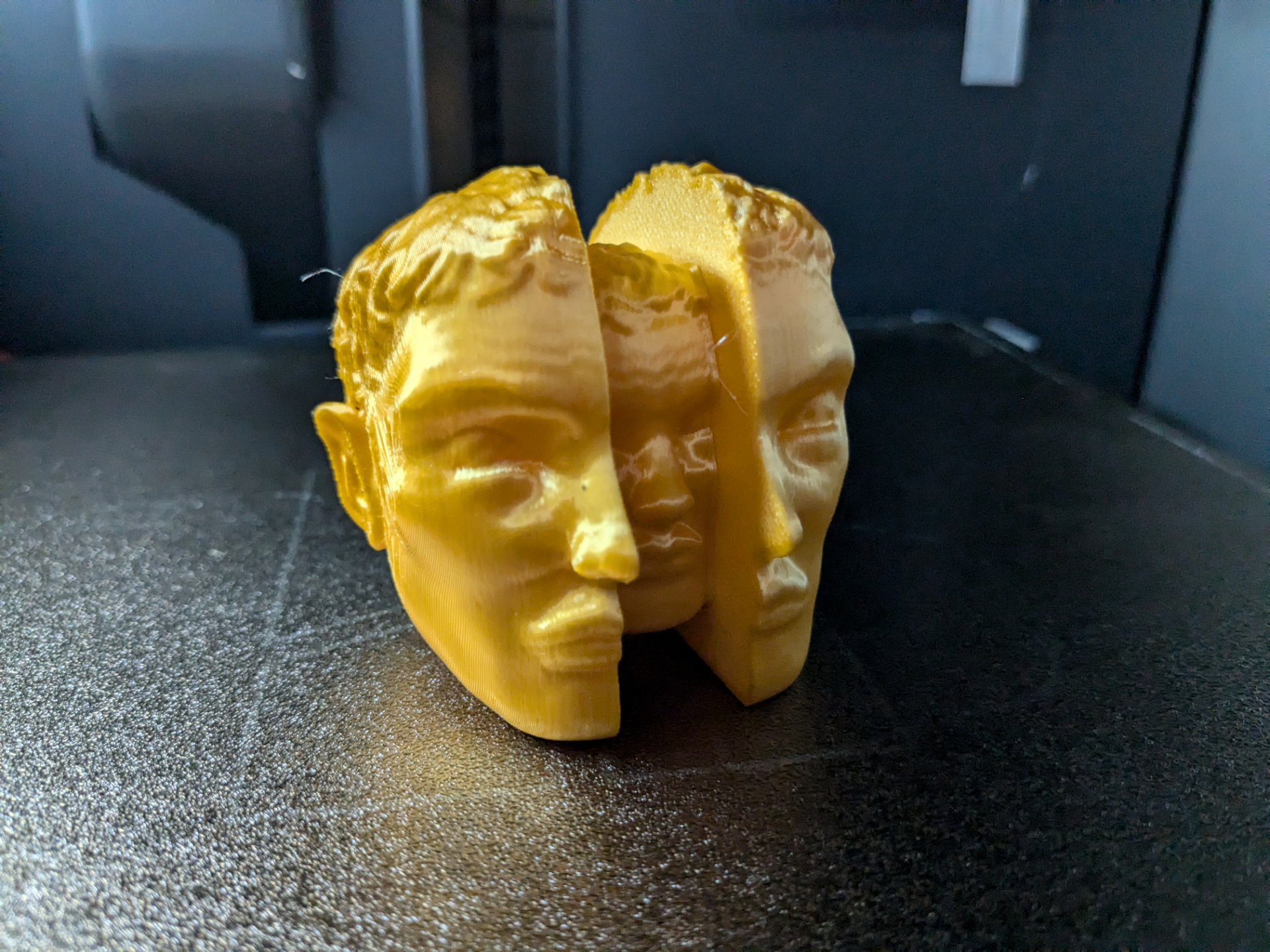 Chaos orb, split for easy printing