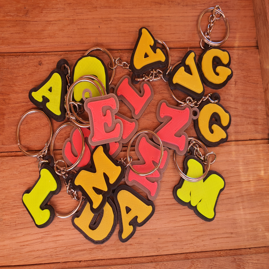 Keychain with Letter