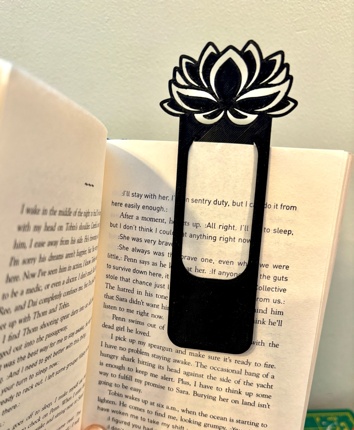Lotus Flower Bookmark