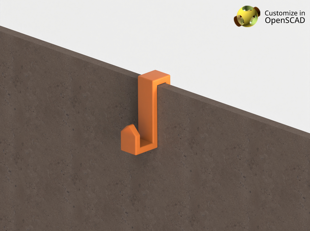 Customizable Hook (OpenSCAD)