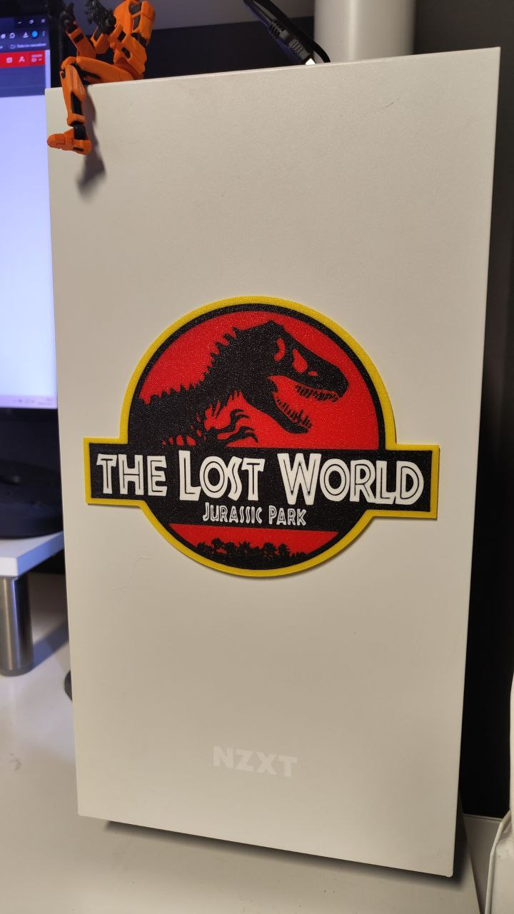 The lost World (Jurassic Park) Wall art plate