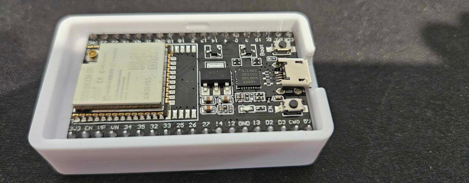 ESP32-WOOM-32 (ESP32-32U) (m-USB) bottom
