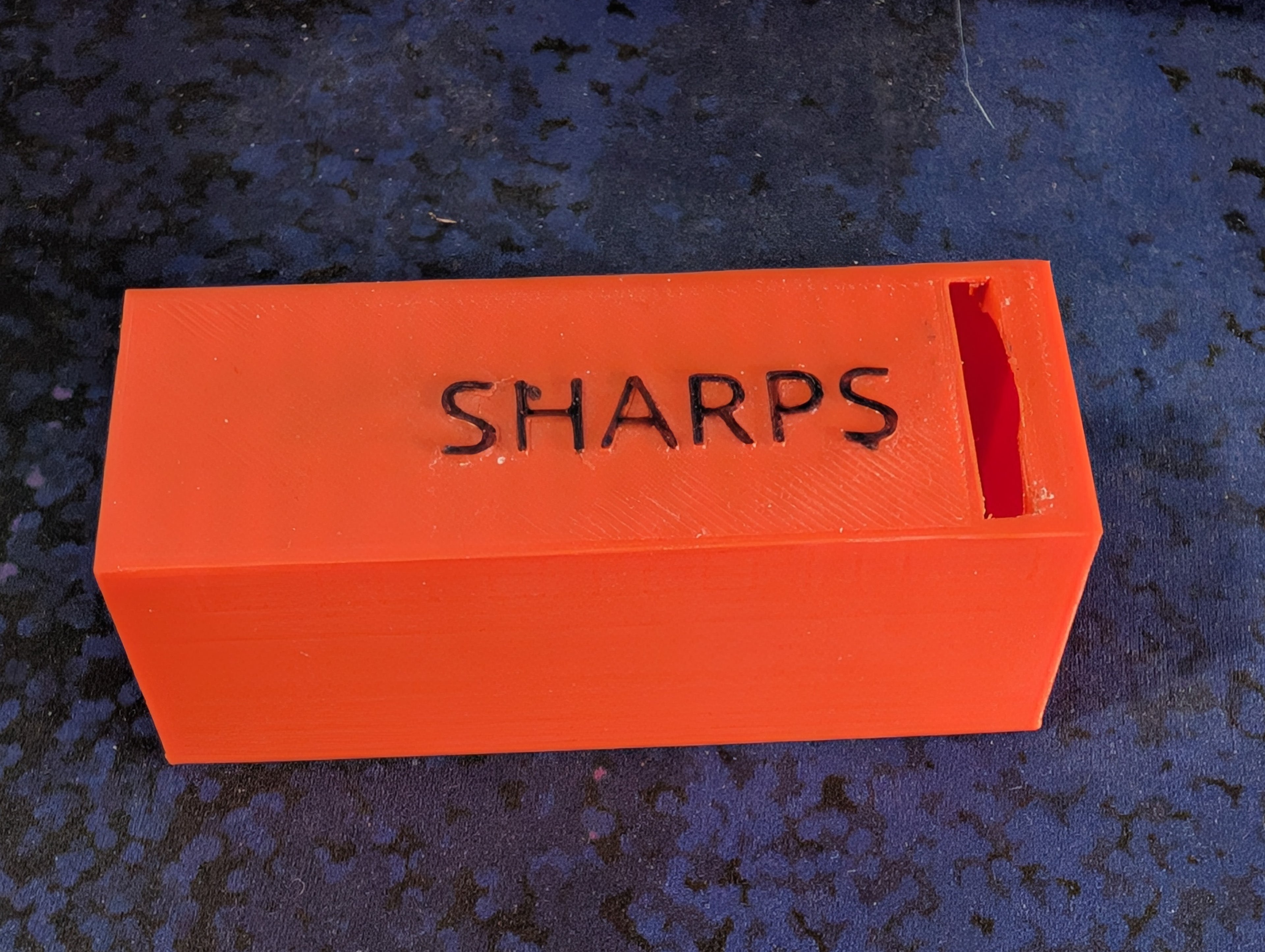 Simple Sharps bin, disposable