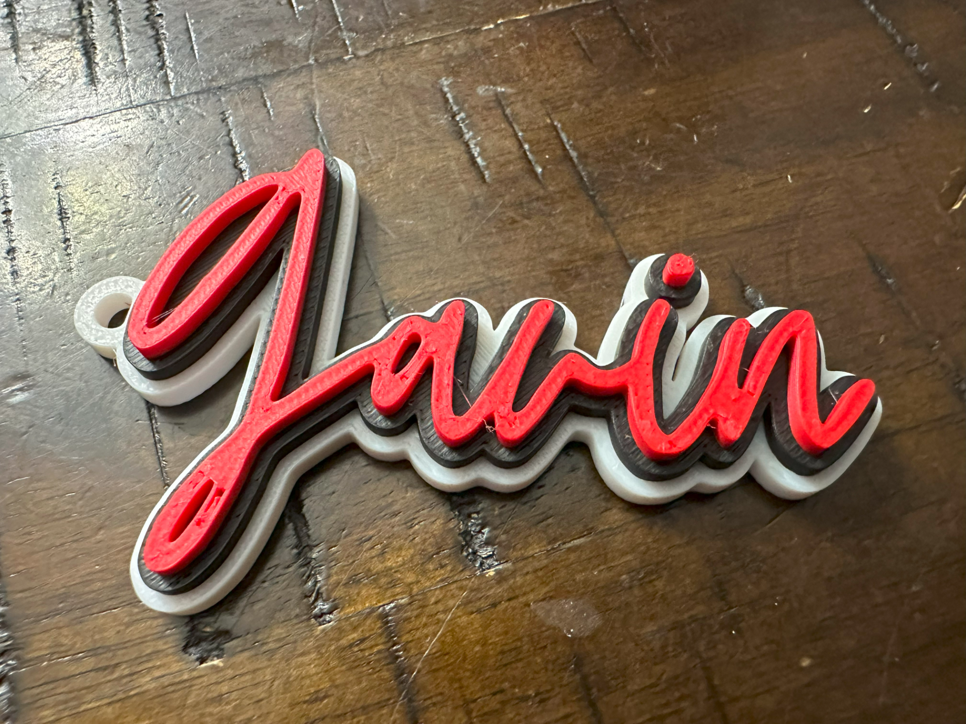 Gavin Keychain, gift tag, stocking tag