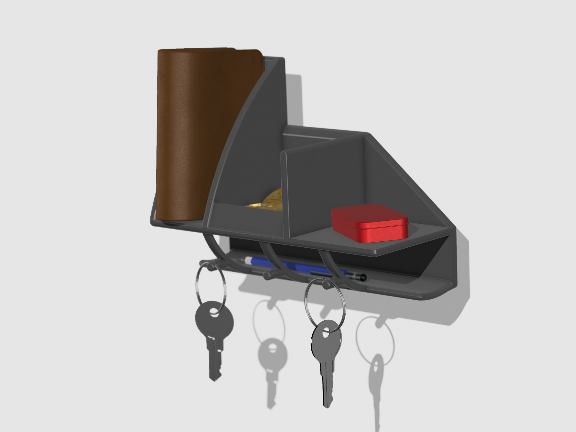 Key, Smart Wallet, Coins, holder