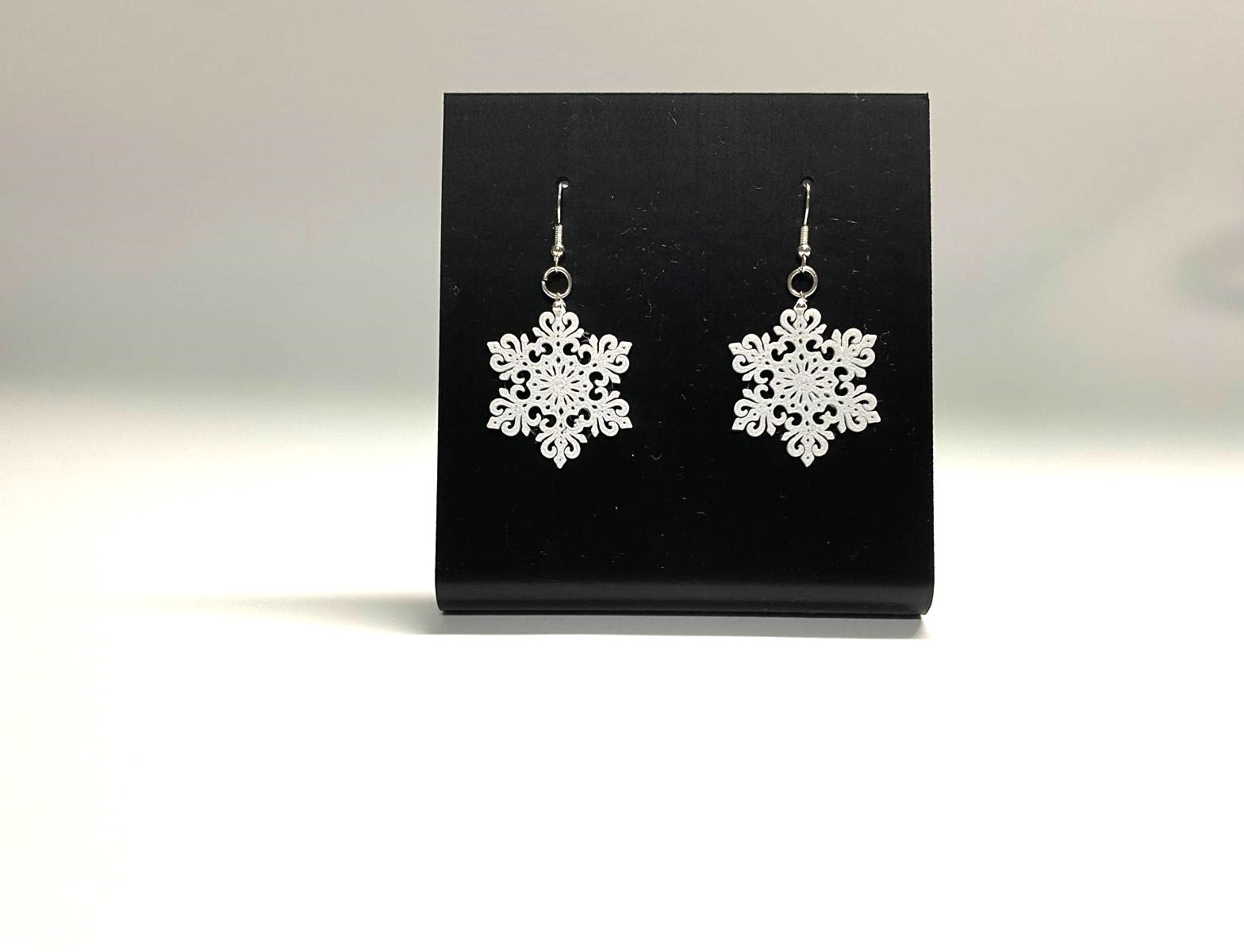 Filigree Earrings "Snowflake"