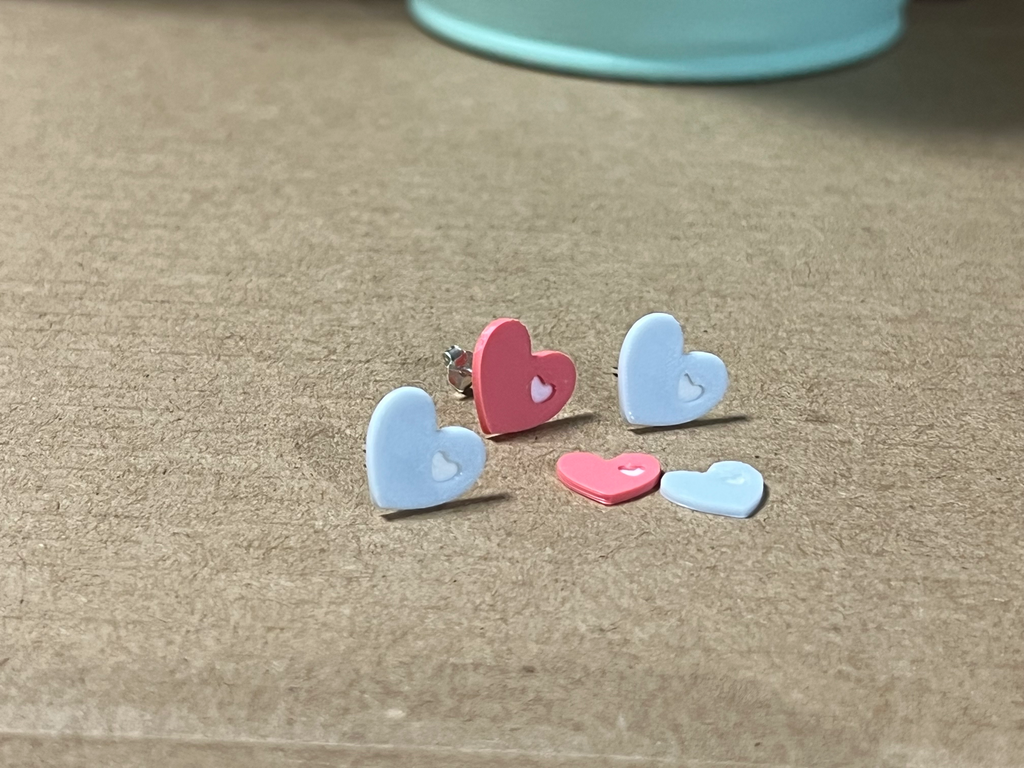 Hearts earrings
