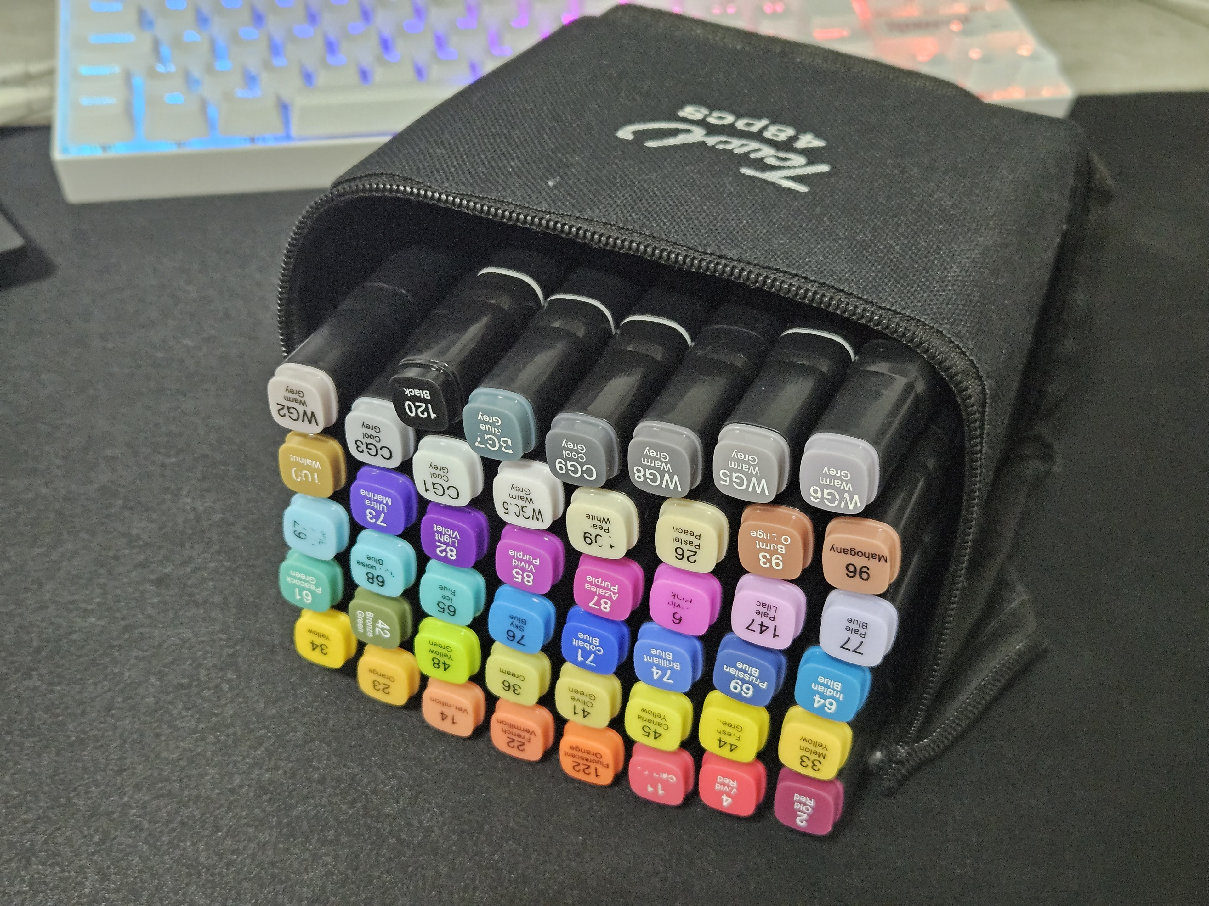 Parametric Grid Organizer for Marker Bags & Cases