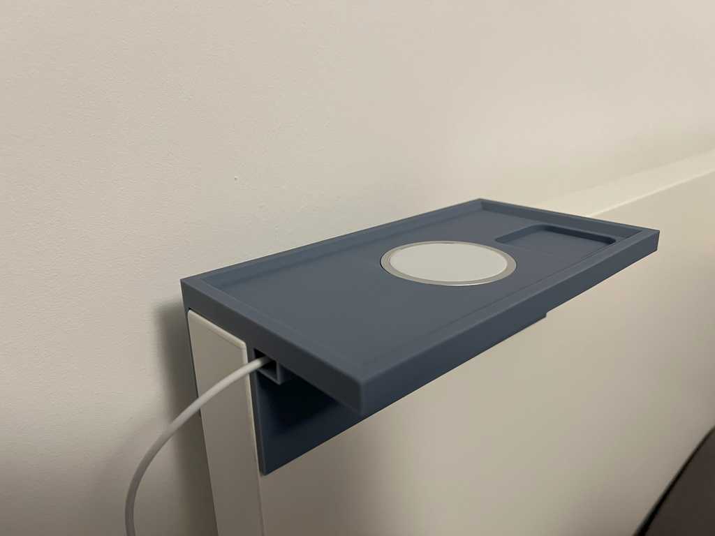 IKEA MALM BED IPHONE PRO MAX WITH Apple Charger