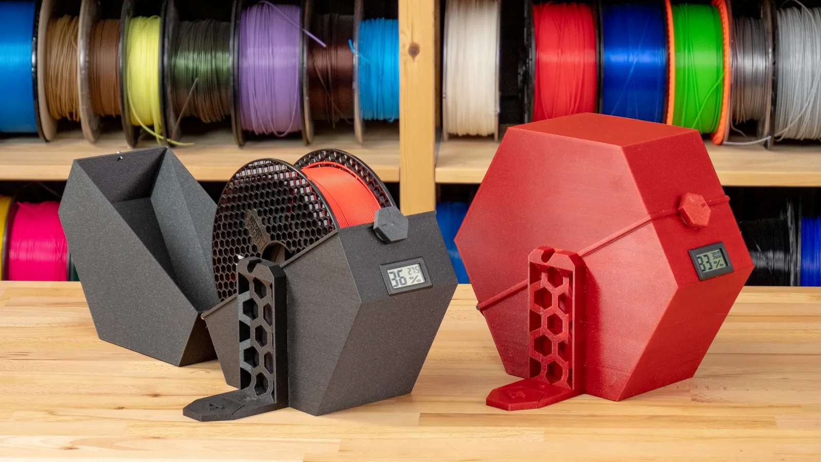 Filament dry box with sensor
