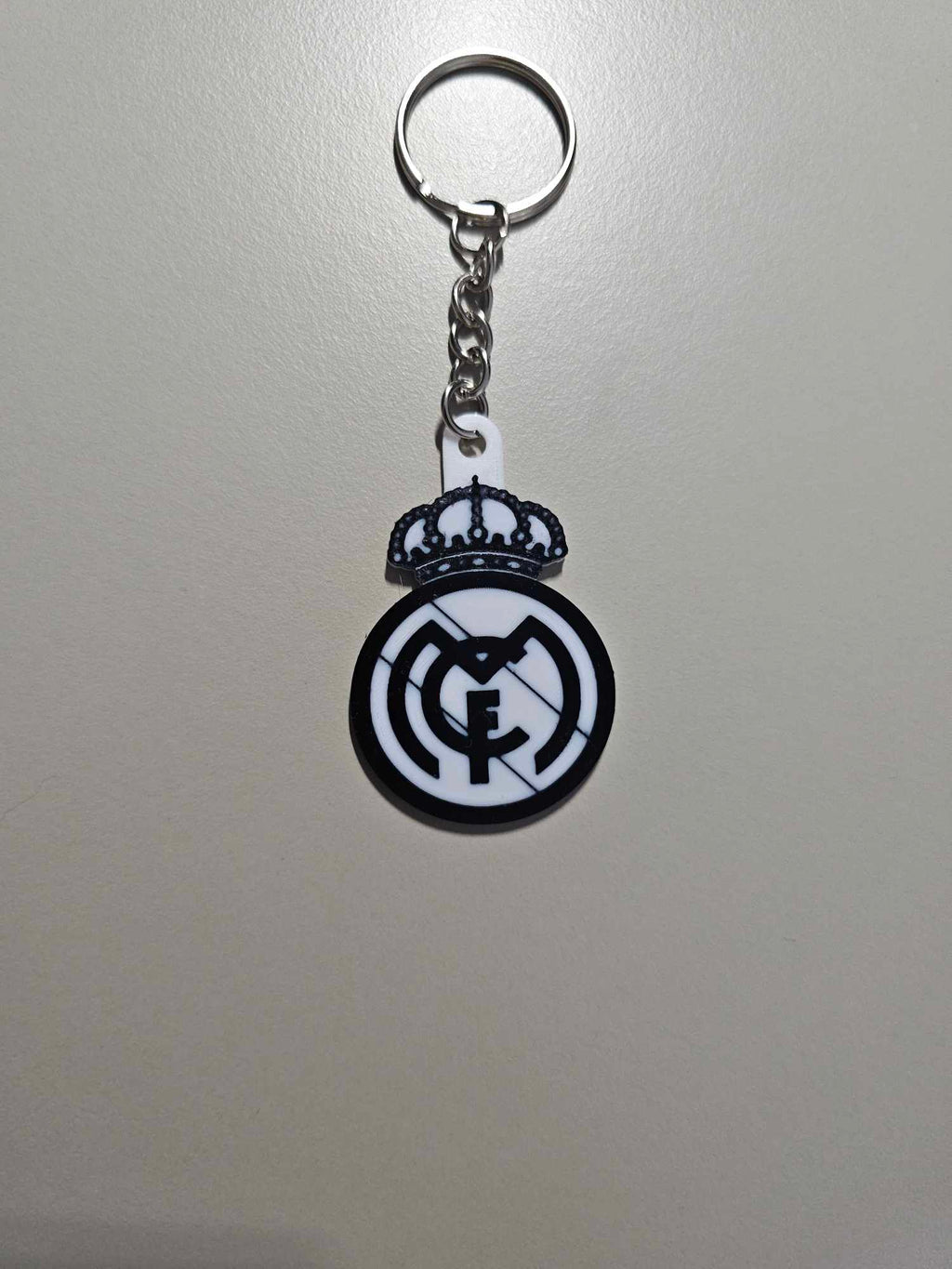 Real Madrid Keychain Black and White