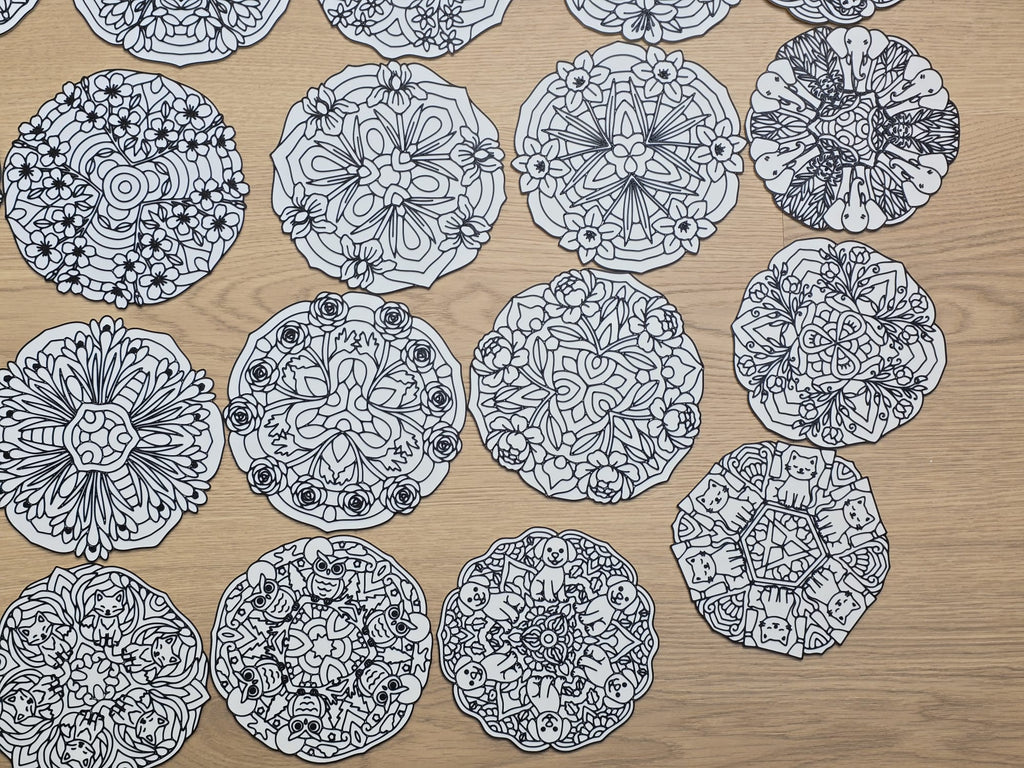 Mandala Coloring Collection Pack