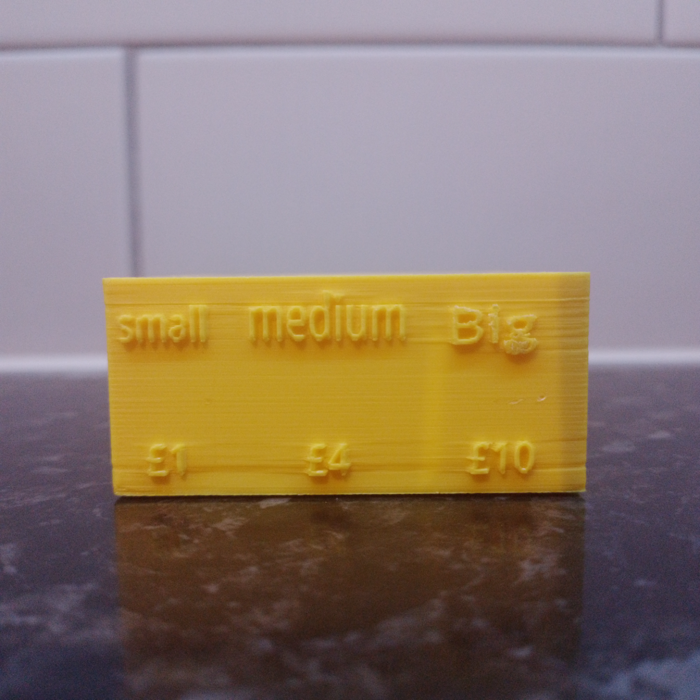 Money box for prints