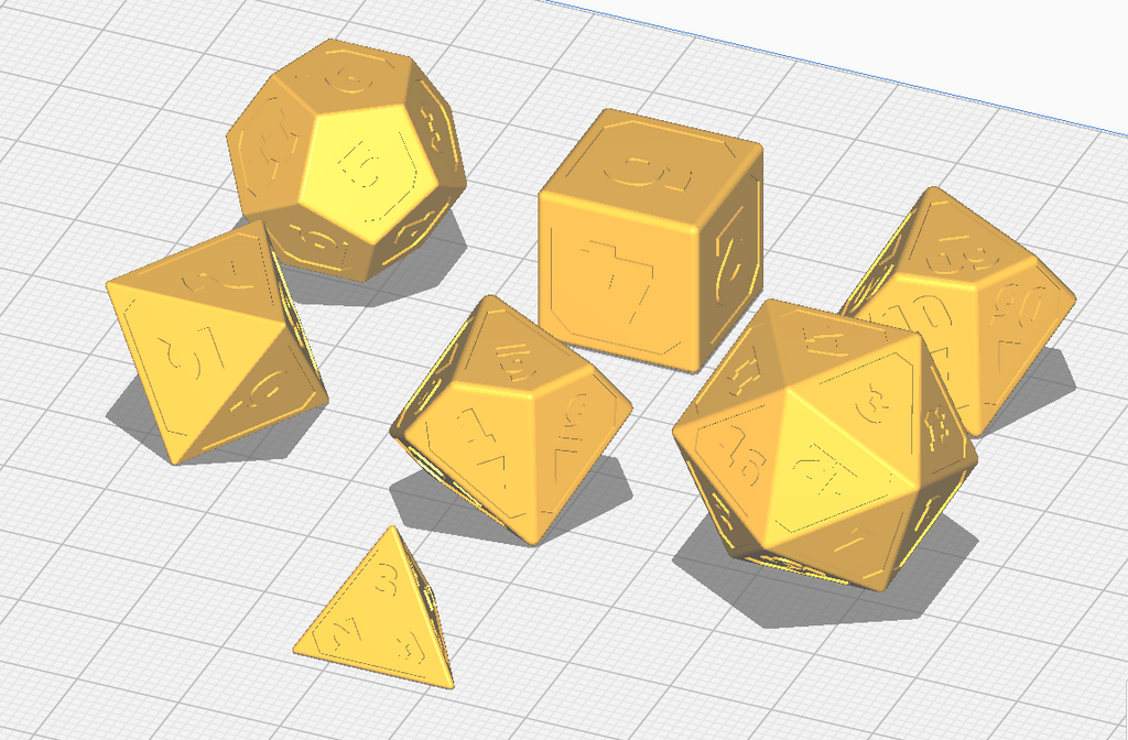 Dungeons and Dragons Dice