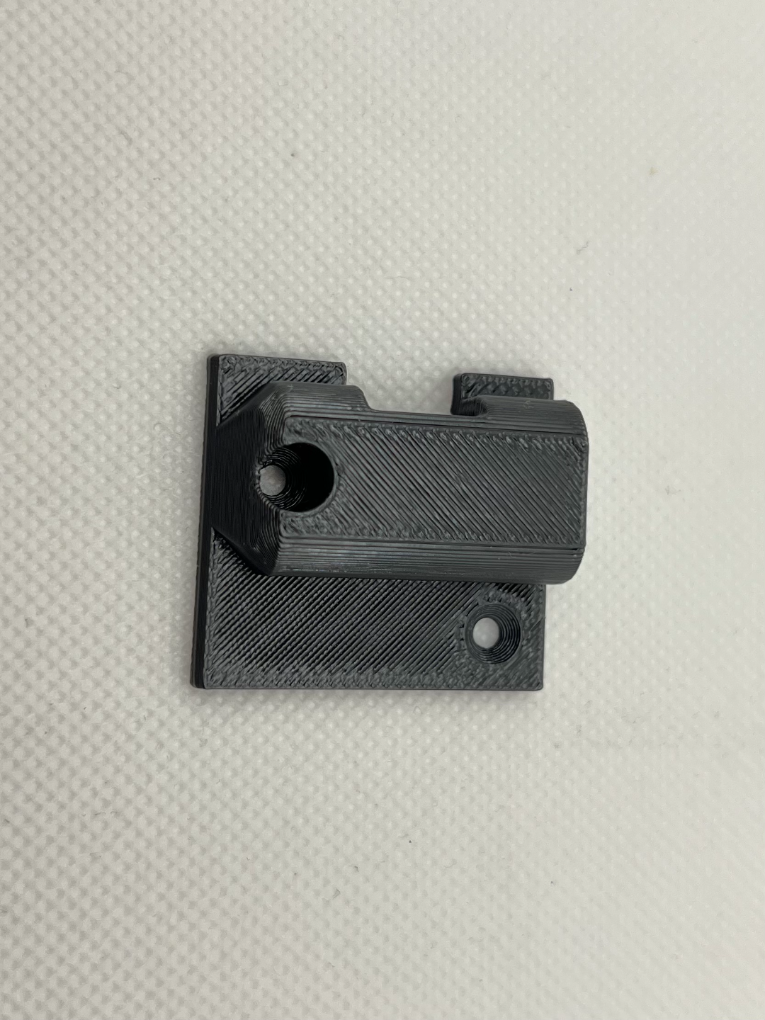 Angled USB-C desk mount bracket