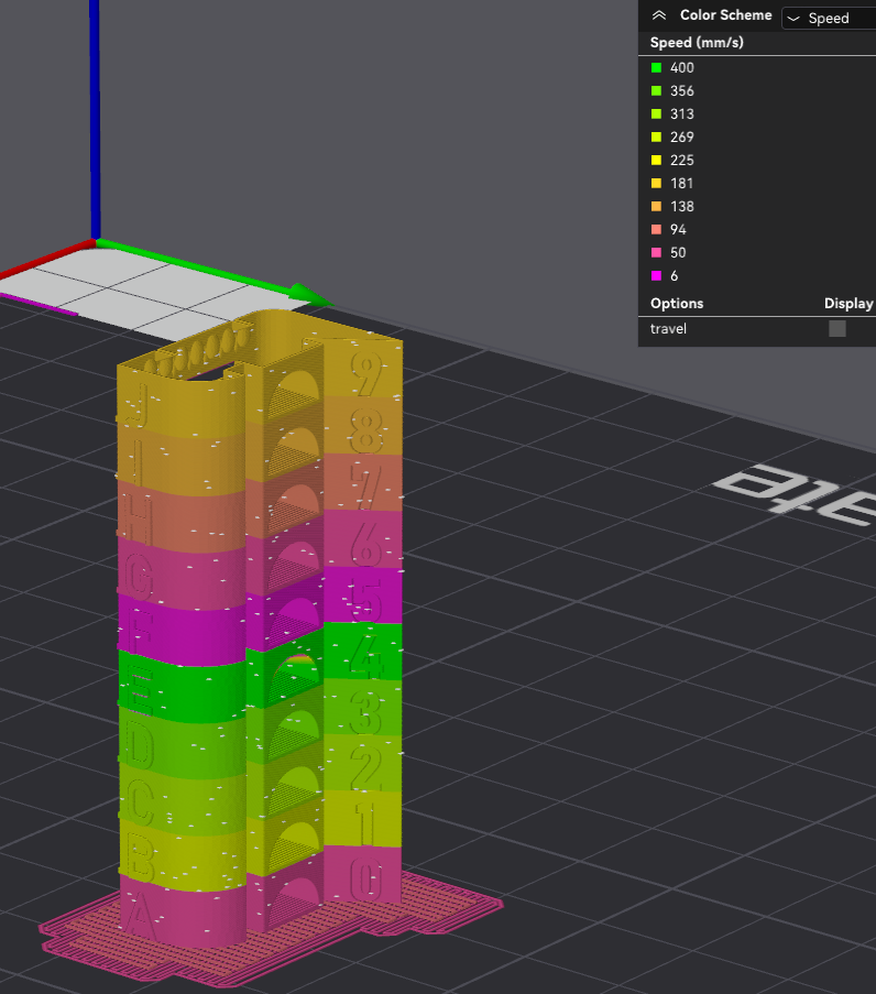 Test Tower (speed flow or temp)