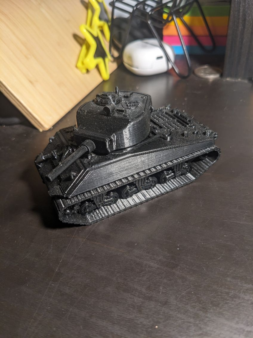 Sherman tank/card kit