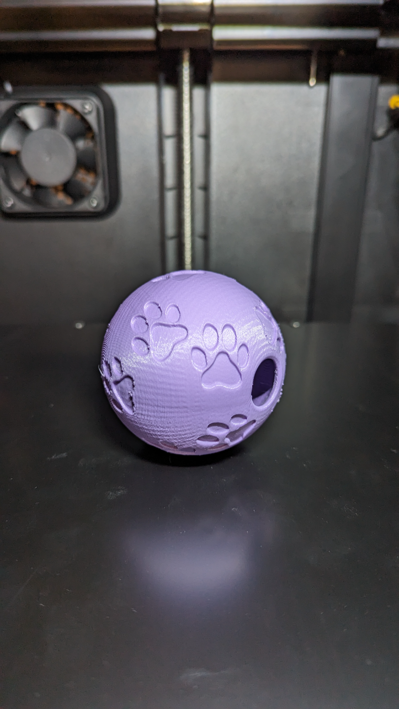 Dog treat ball
