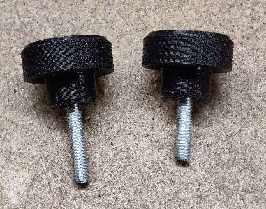 M4 Knurled Thumbscrew Knob