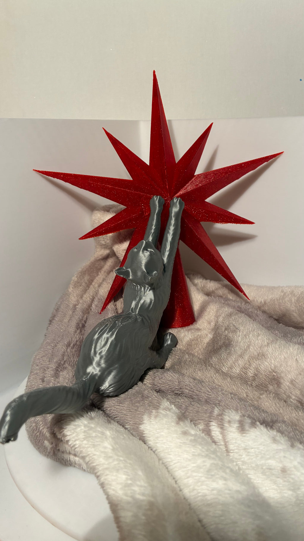 Cat Christmas tree topper