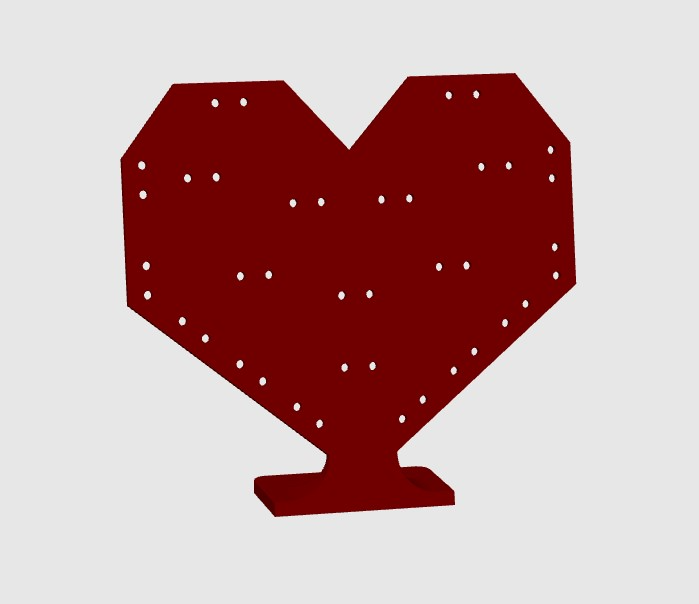 Heart Earring Holder