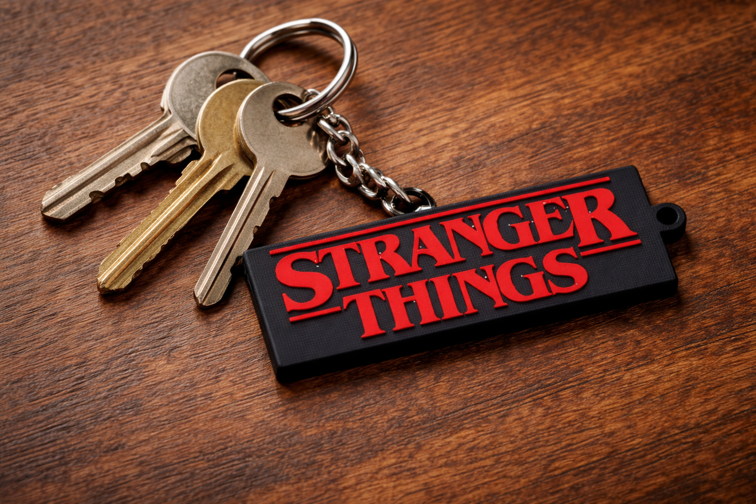 Stranger things keychain