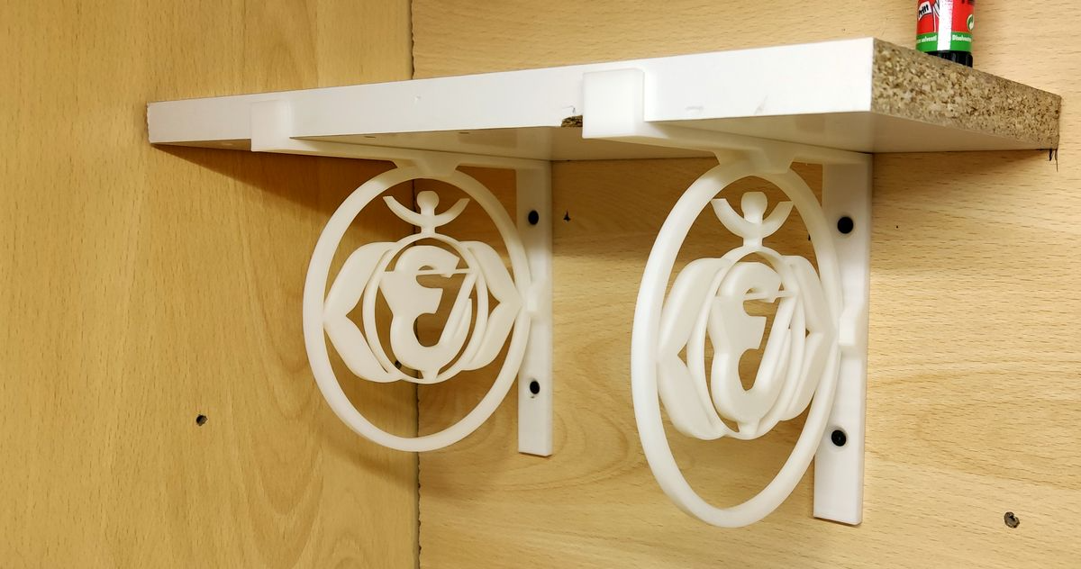Shelf brackets - chakra / Staffe mensola - chakra