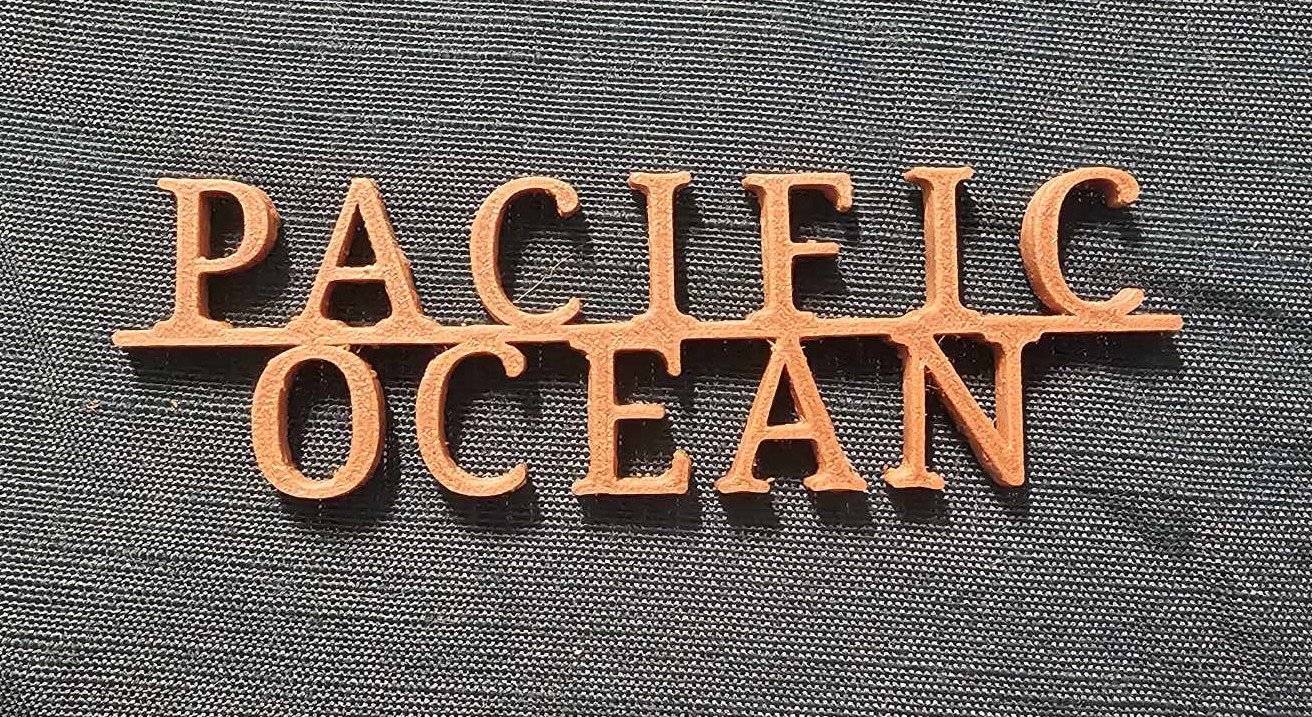 Ocean Names - Wall art