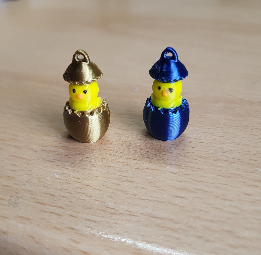Easter chick earring