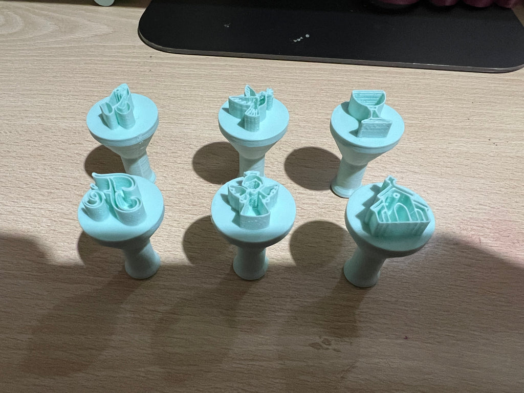 Carimbo (Stamp) para Brigadeiro - Tema Batizado