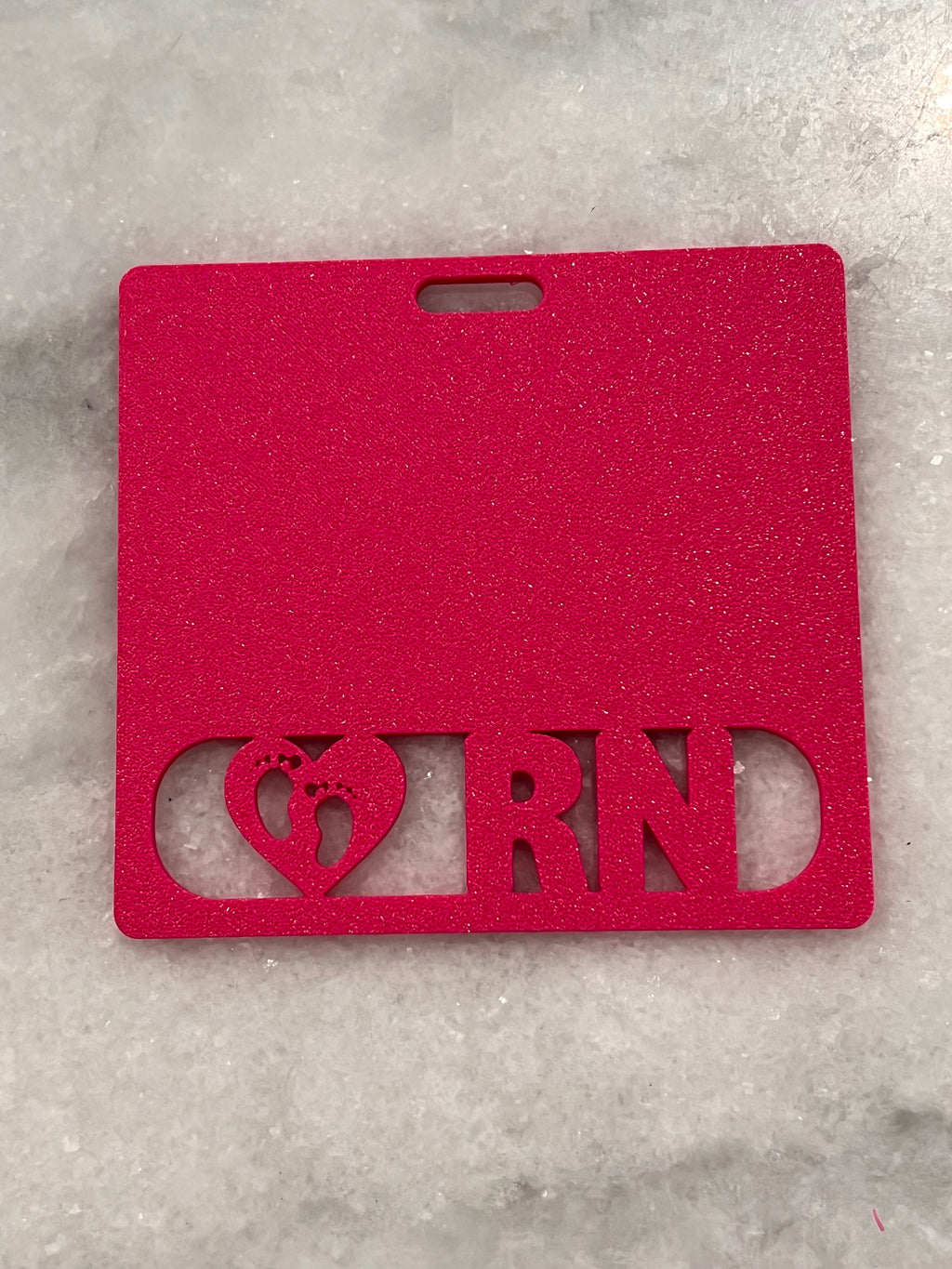 Footprint RN Badge Tag