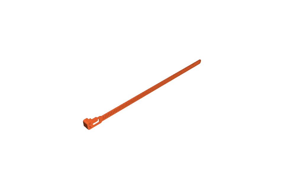 Reusable zip tie