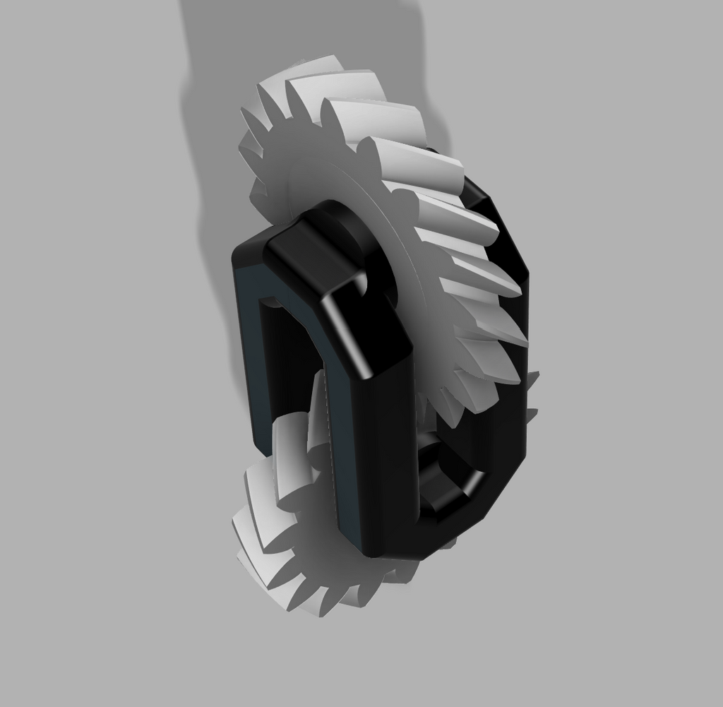 Helical gear fidget toy V2 (100% PRESS FIT)
