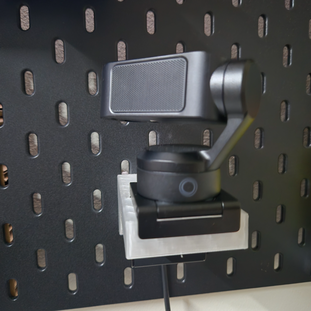 Insta360 Link 2 Webcam Skadis Bracket Remixed