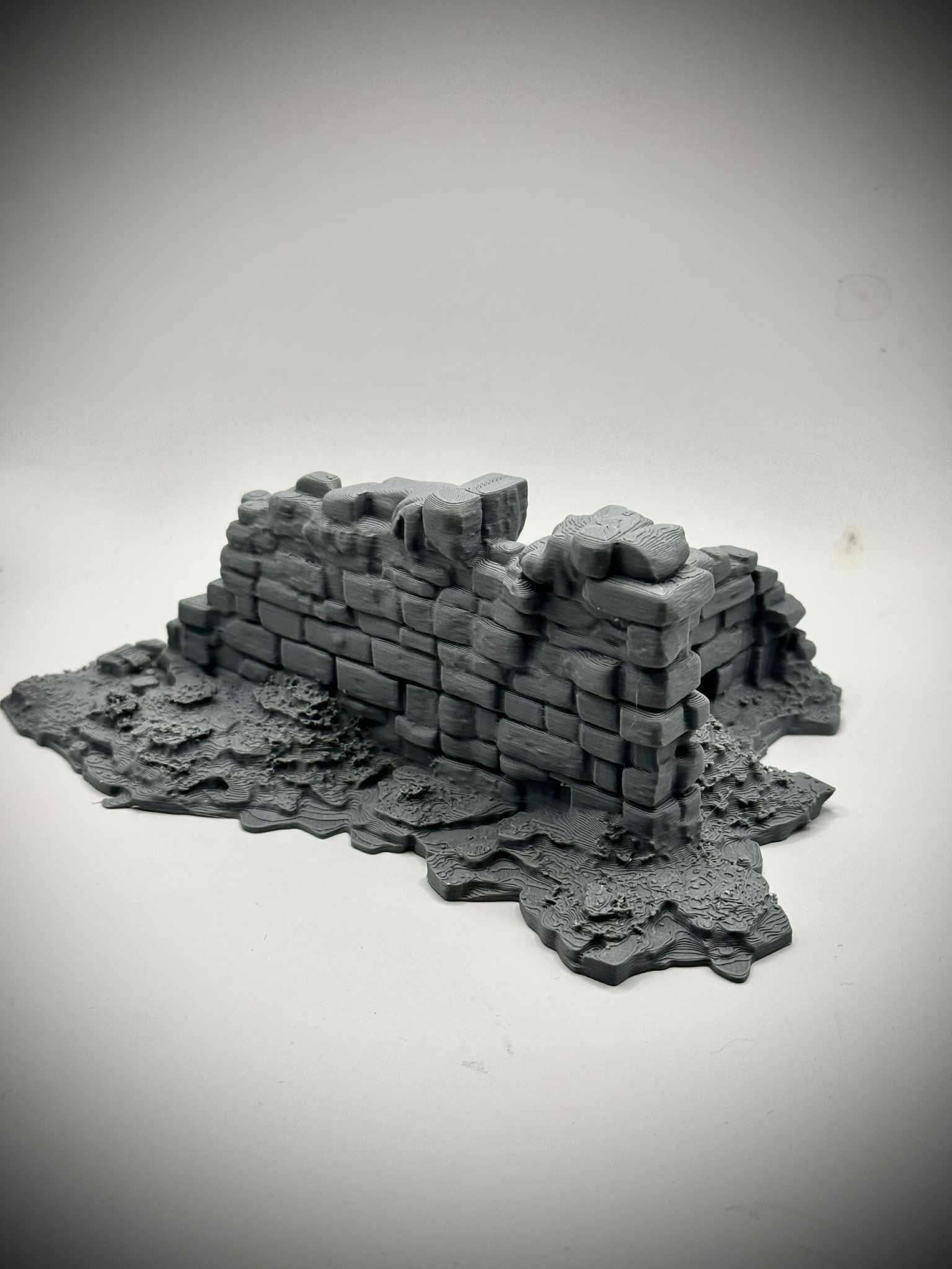 Ruined temple wall - Scatter terrain