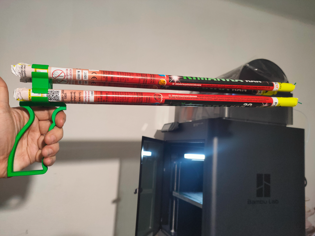 Roman Candle Quad Gun (Firework Handle)