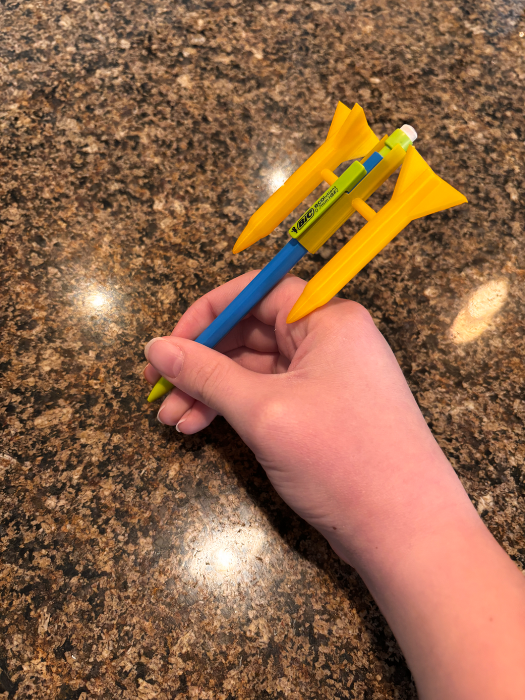 7mm Bic Mechanical Pencil Rocket Attachment