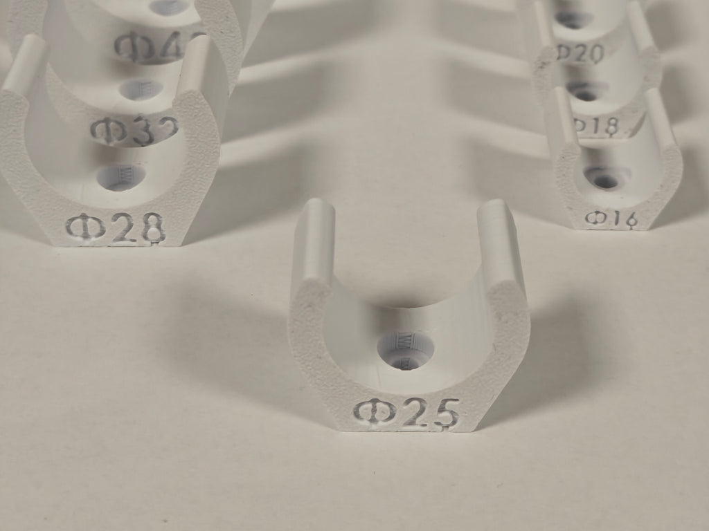 Heavy-Duty Pipe Clips (M4) | 16-50mm Set