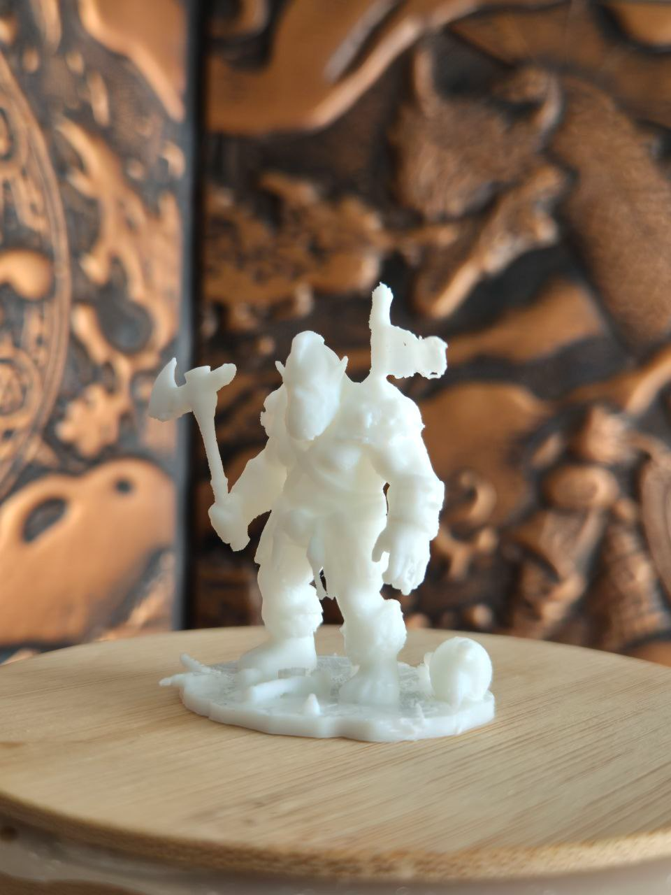 miniatura DnD orco barbaro