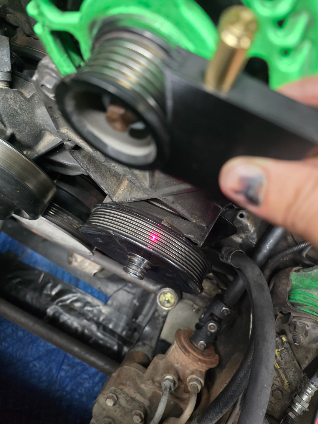 Serpentine Belt Alignment Laser