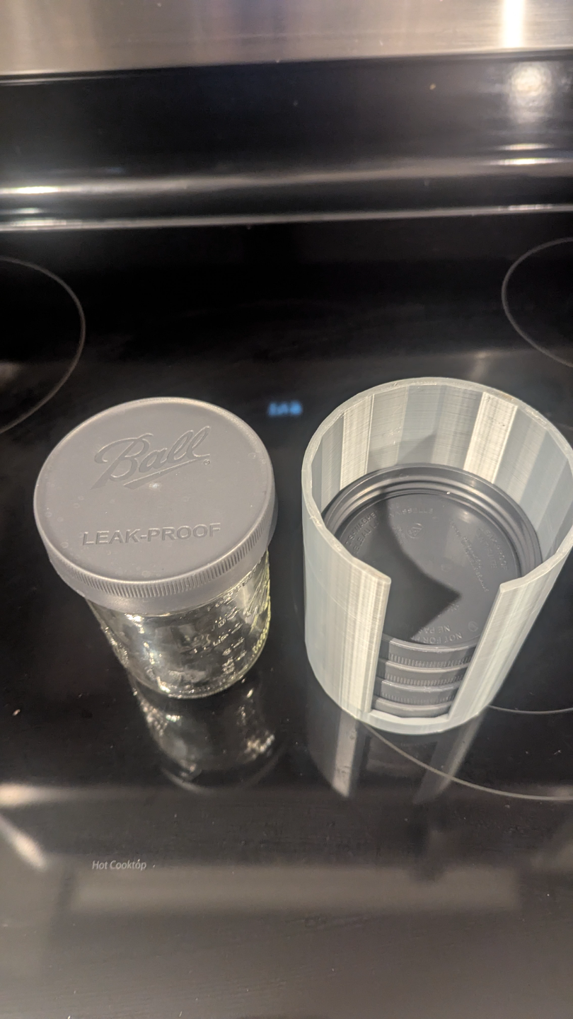 Ball Mason Jar Leak Proof Lid Holder