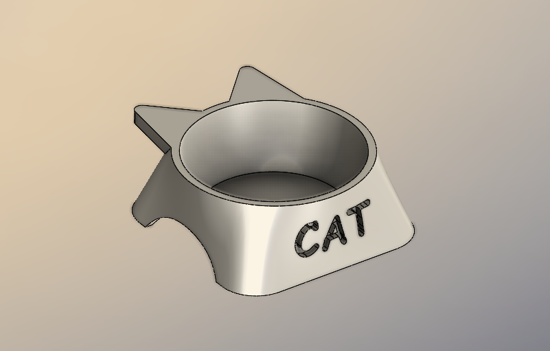 Cute Cat Bowl