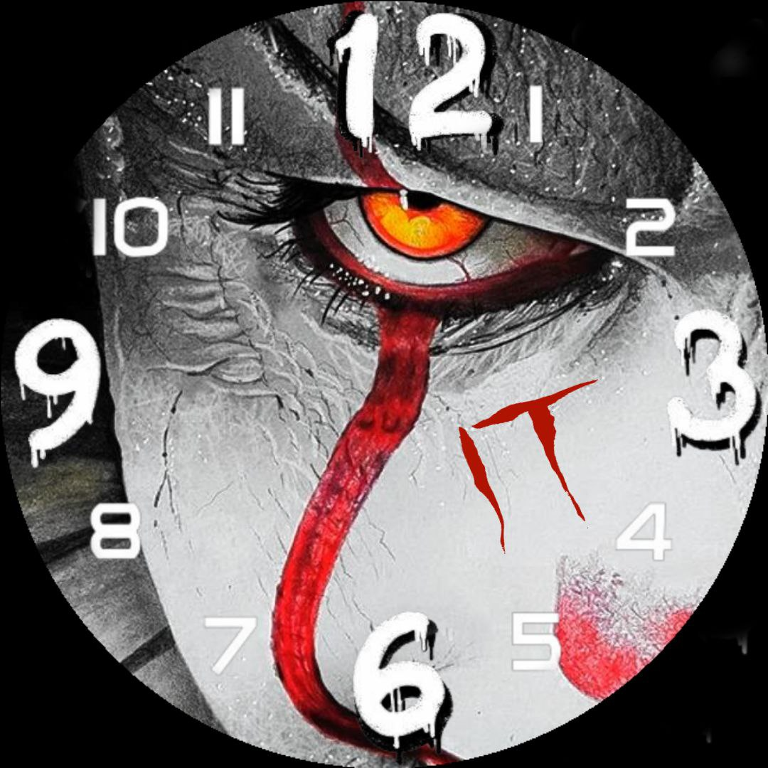Hueforge reloj payaso it