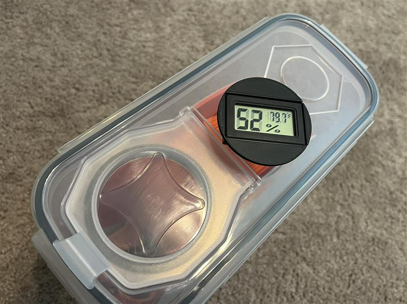 Hygrometer Holder For Filament Drybox